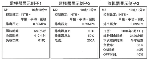 监视器显示例子的图片